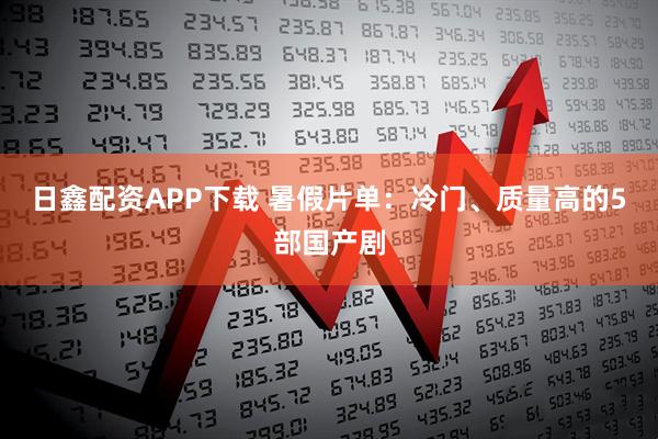 日鑫配资APP下载 暑假片单：冷门、质量高的5部国产剧
